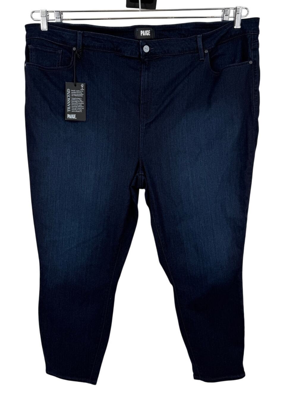 Paige Jeans Verdugo Mid Rise Release Hem Crop Ultra Skinny size 26W